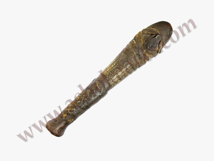 Chaco stone headed club from Patagonia South America