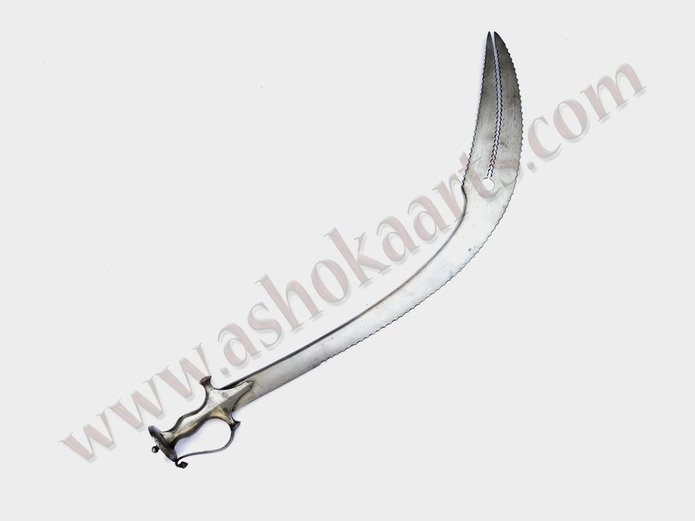 Impressive Indian Zulfiqar sword with serrated edge - Antique Swords and  Weapons, Arms and Armour, Islamic and Oriental swords