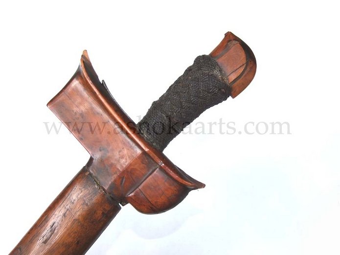 Antique Persian Axe 'Tabar' with Damascus blade and rock crystal inlay