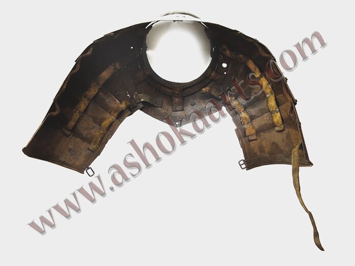 German Nuremberg Almain Collar and Spauldrons black and white circa 1560