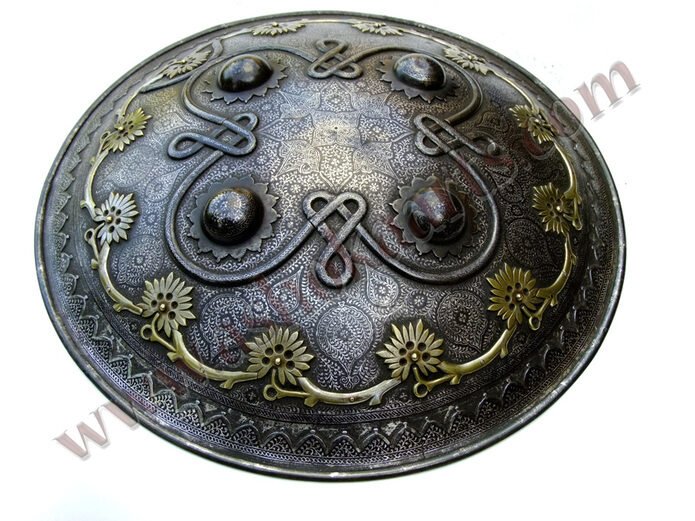 Indo Persian Damascened Shield