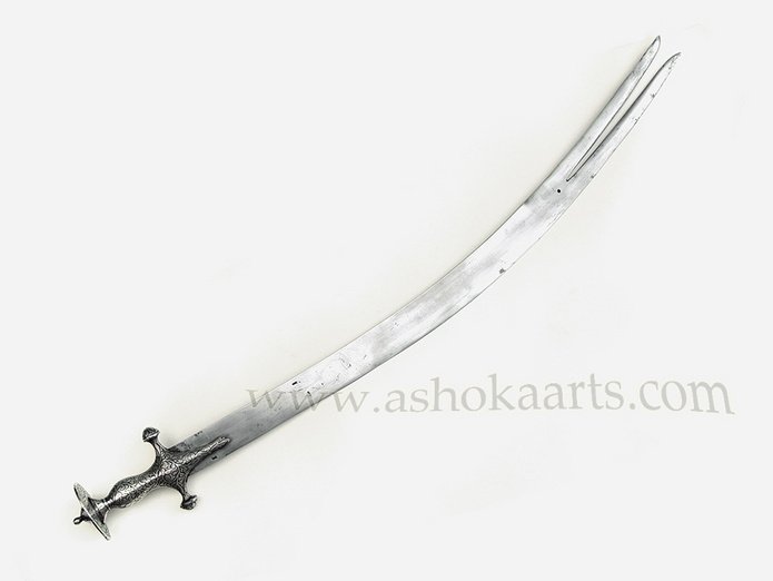 19th century Indian Zulfikar sword