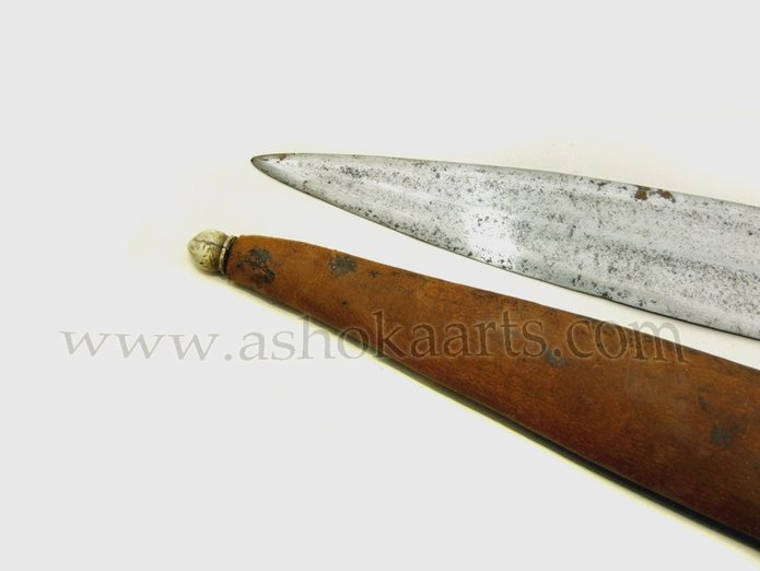 Russian kindjal with Walrus ivory hilt