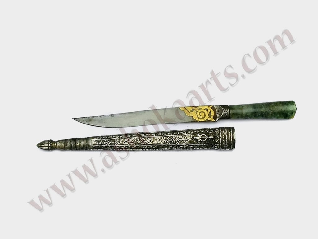 Jade hilted Ottoman kard knife - Antique Swords and Weapons | Arms and ...