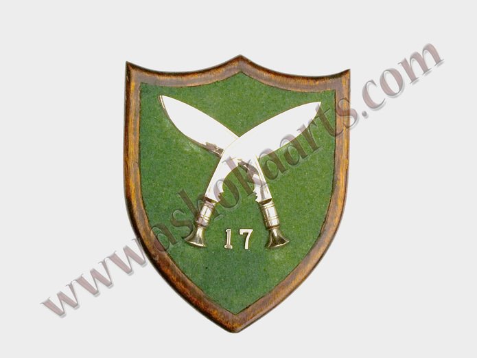 Vintage Kukri presentation panel